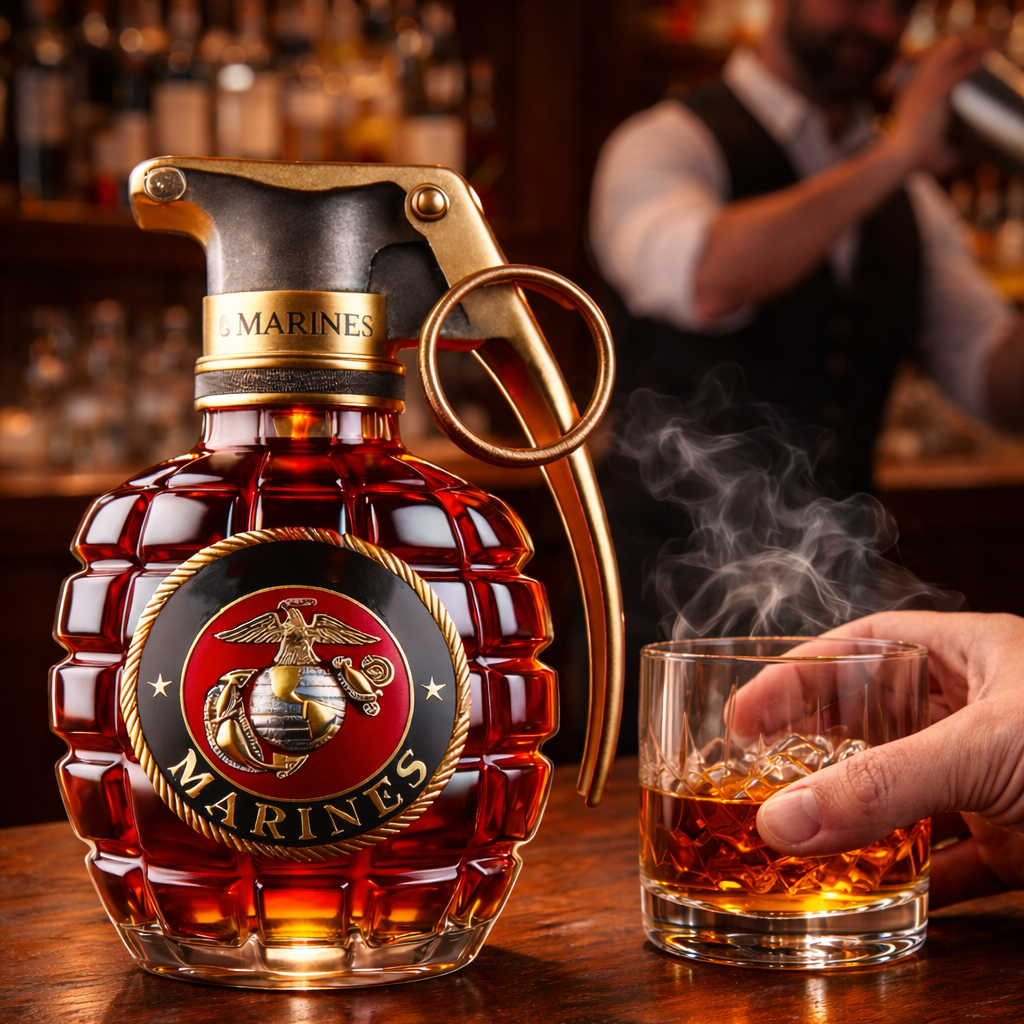 Lahev na whisky - Granátové vydání