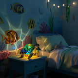 Smaragd - Lampa ve vitrážích