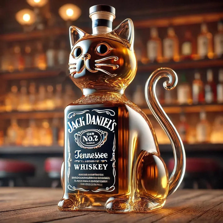Lahev whisky - Vydání kočky