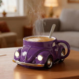BEETLEBREW | Fialový hrnek s motivem auta