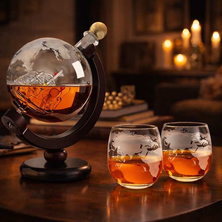 Láhev whisky - Edice Mapa světa