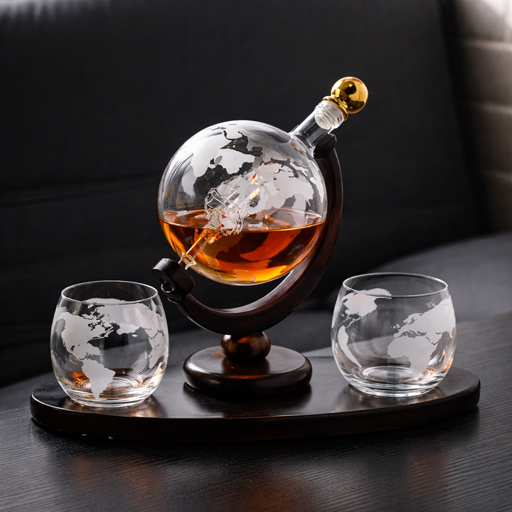 Láhev whisky - Edice Mapa světa
