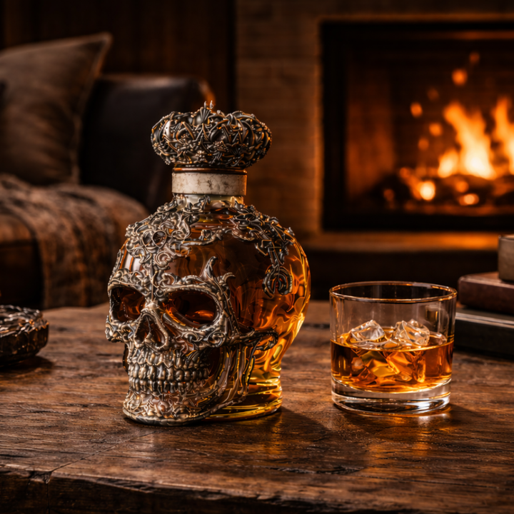 Láhev na whisky - Edice Lebka