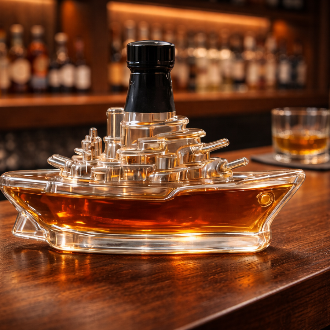 Láhev na Whisky - Vojenská Loď