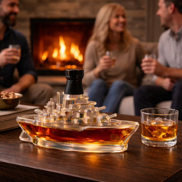 Láhev na Whisky - Vojenská Loď