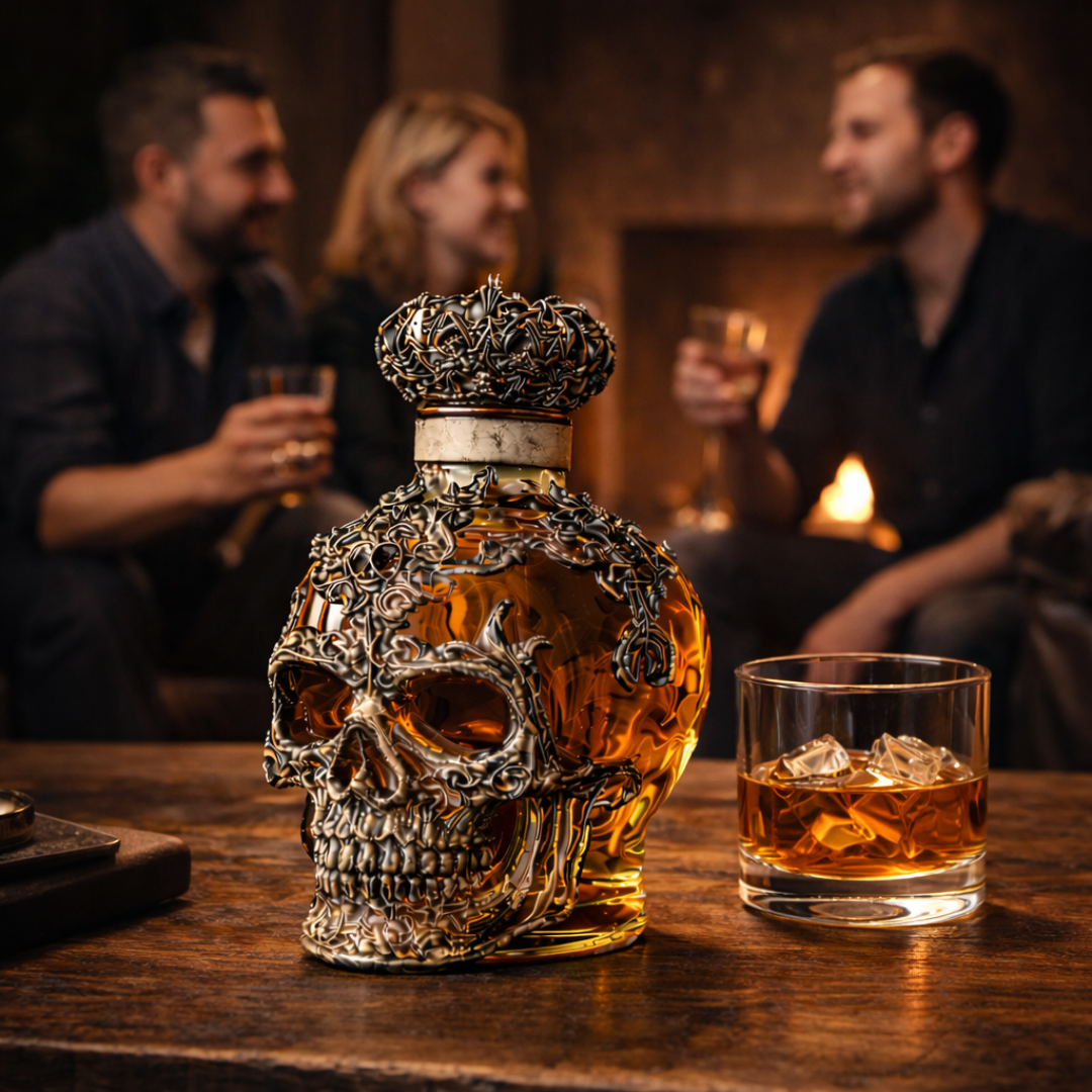 Láhev na whisky - Edice Lebka