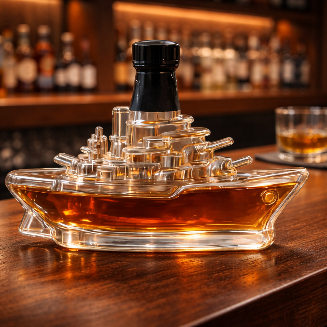 Láhev na Whisky - Vojenská Loď