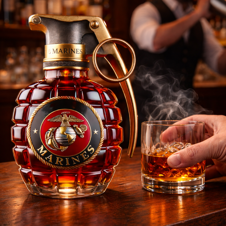 Lahev na whisky - Granátové vydání