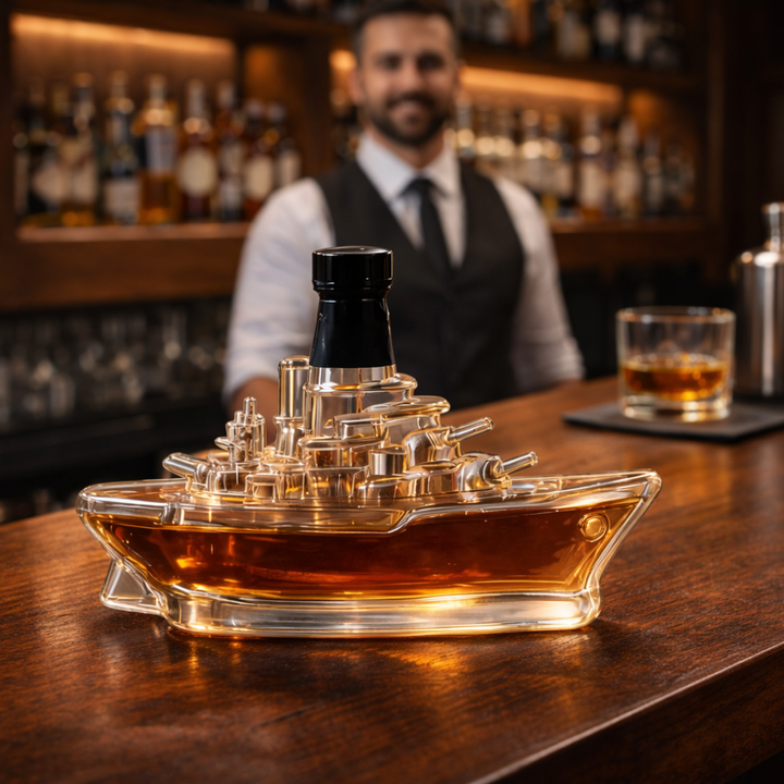 Láhev na Whisky - Vojenská Loď