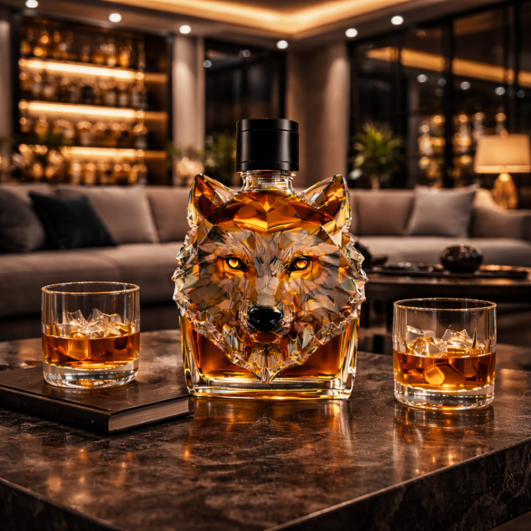 Láhev od Whisky - Vydání Vlka