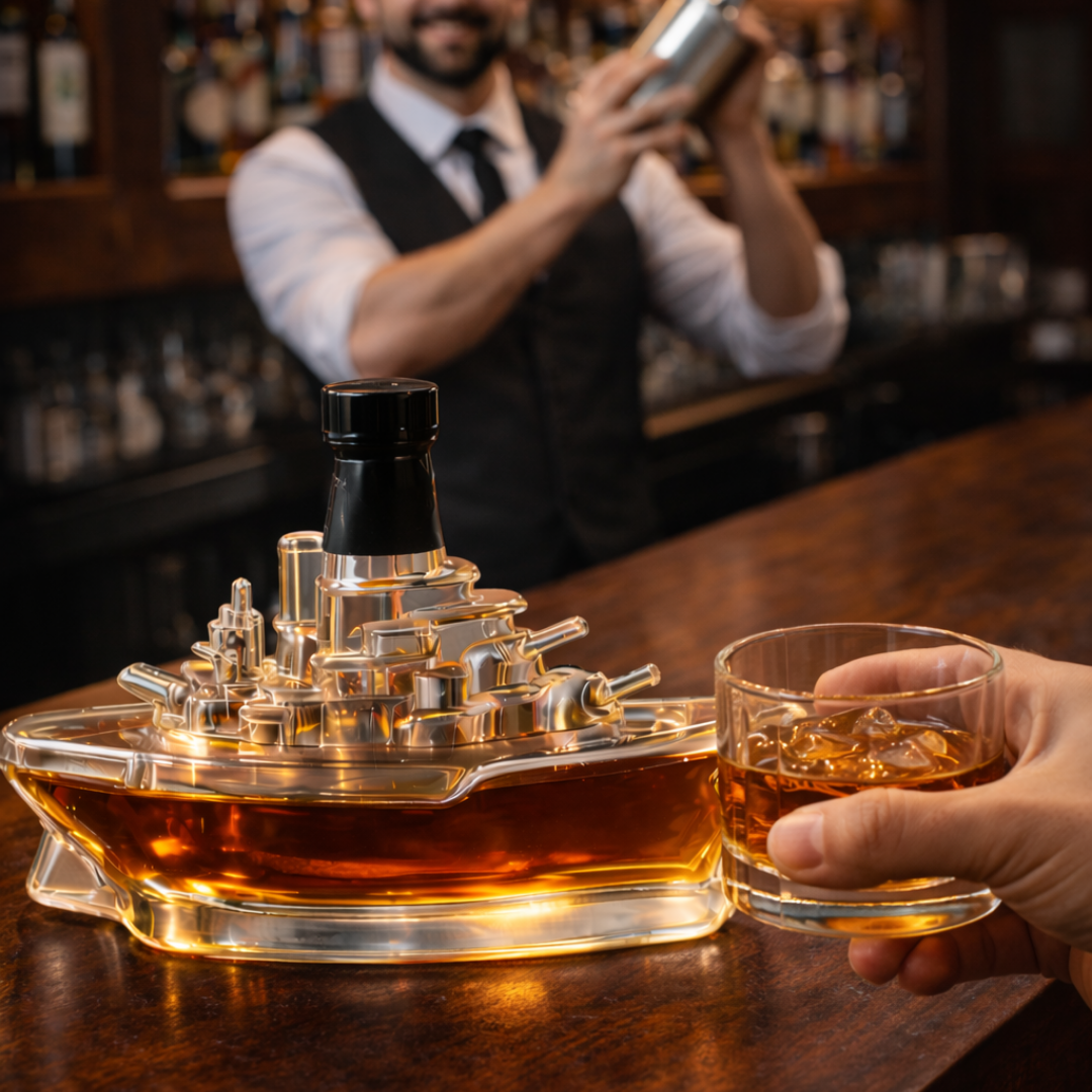 Láhev na Whisky - Vojenská Loď