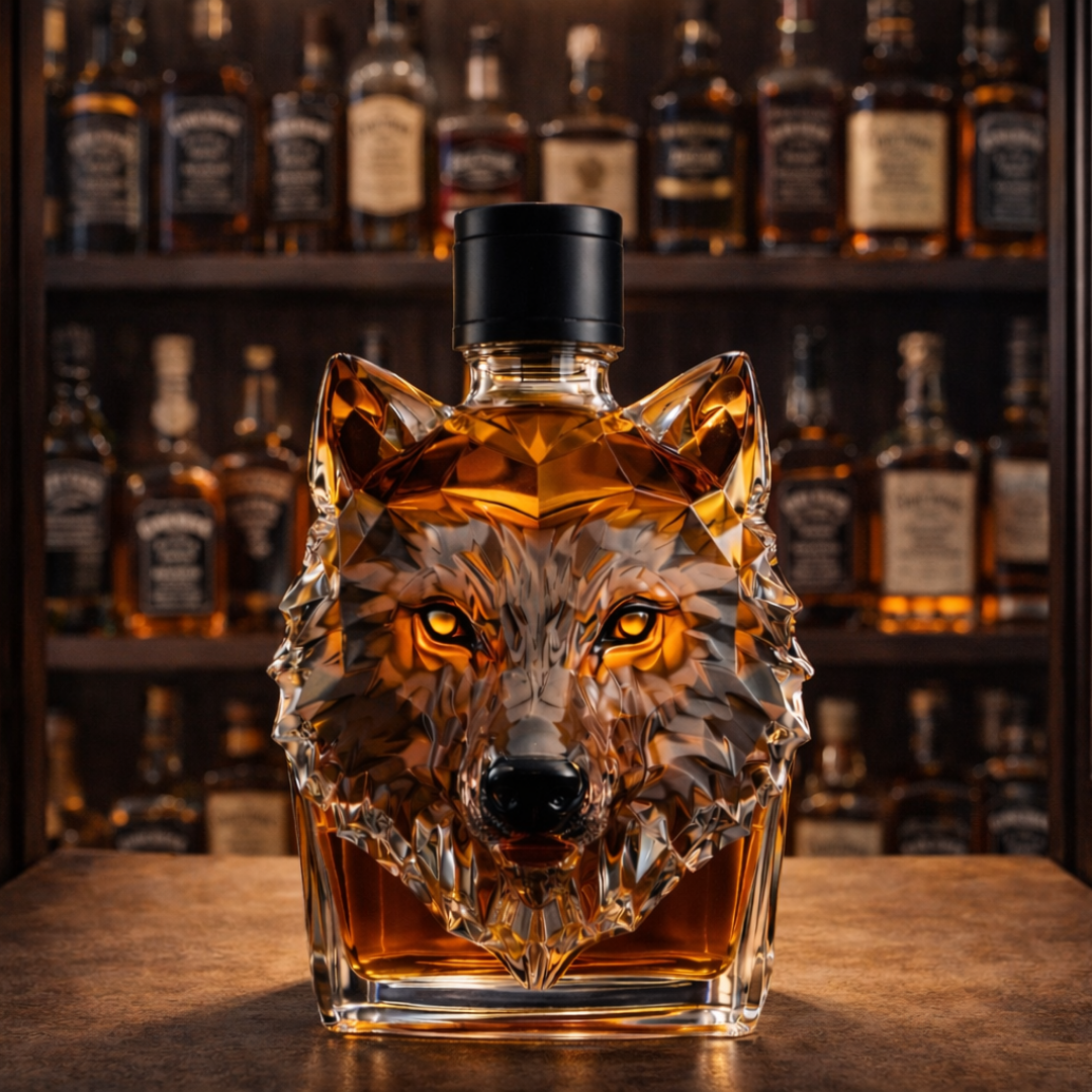 Láhev od Whisky - Vydání Vlka