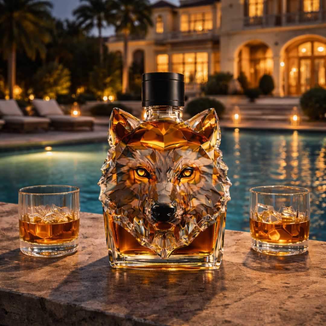 Láhev od Whisky - Vydání Vlka