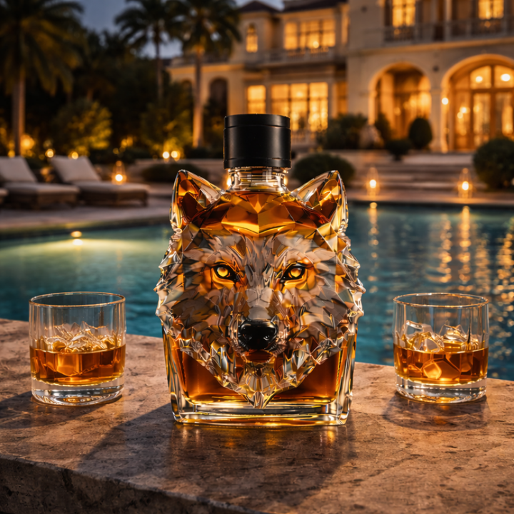 Láhev od Whisky - Vydání Vlka