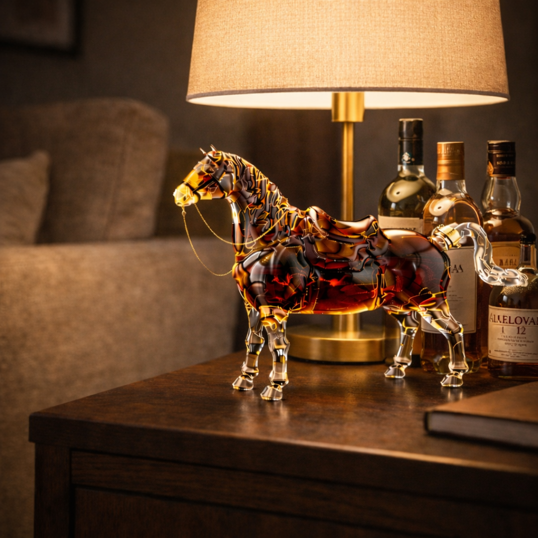 Láhev whisky - Vydání koně