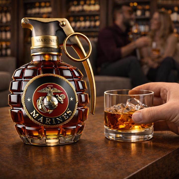 Lahev na whisky - Granátové vydání