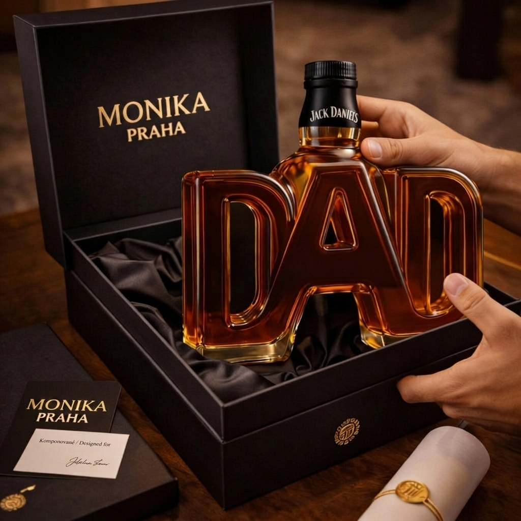 Láhev whisky Jack Daniel's - Edice Táta